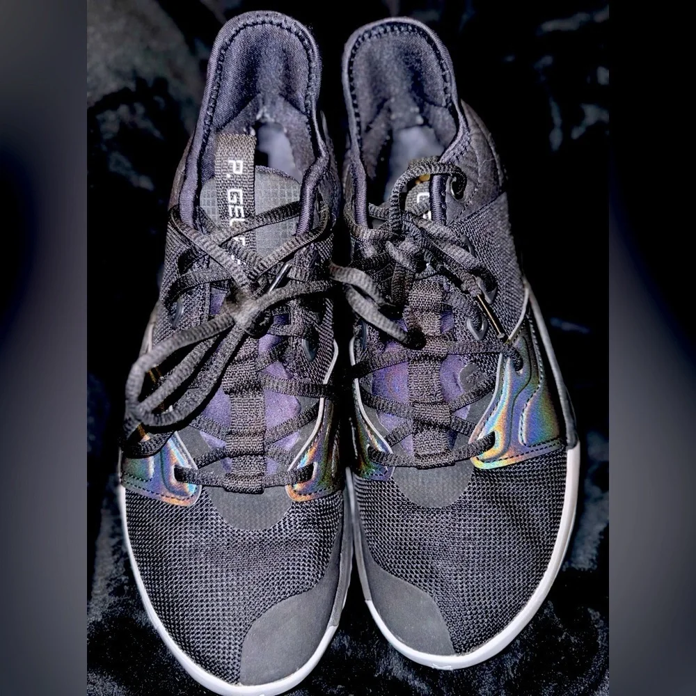 Nike PG 3 Shoe - Black/Gray Black Iridescent Sneakers Paul George